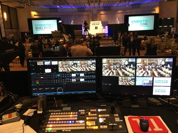 Tricaster at ballroom